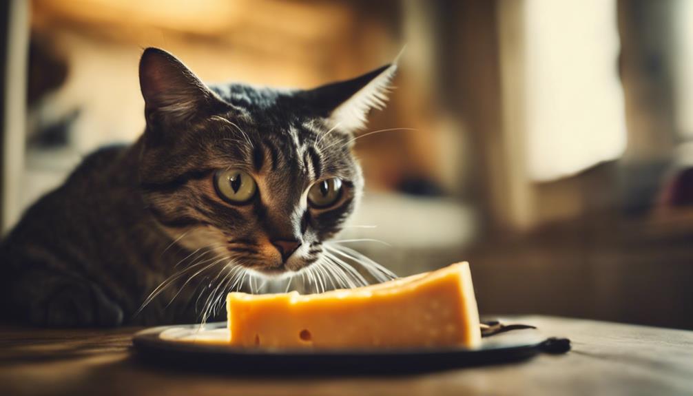 cats and cheese consumption