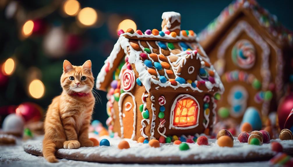 cats and gingerbread safety